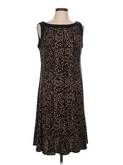 Pre-owned Sandra Darren Casual Dress In Brown