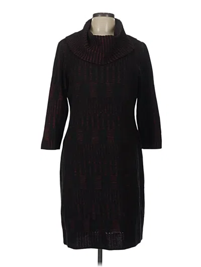 Pre-owned Sandra Darren Casual Dress In Burgundy