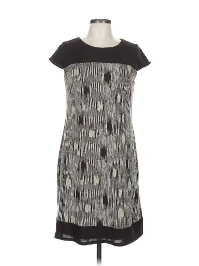 Pre-owned Sandra Darren Casual Dress In Gray