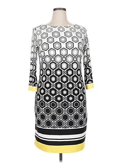 Pre-owned Sandra Darren Casual Dress In Gray