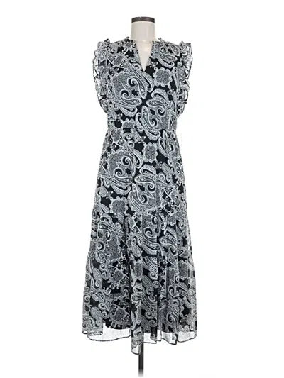 Pre-owned Sandra Darren Casual Dress In Gray