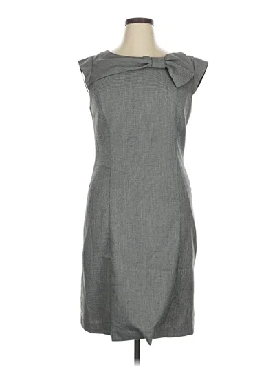Pre-owned Sandra Darren Casual Dress In Gray