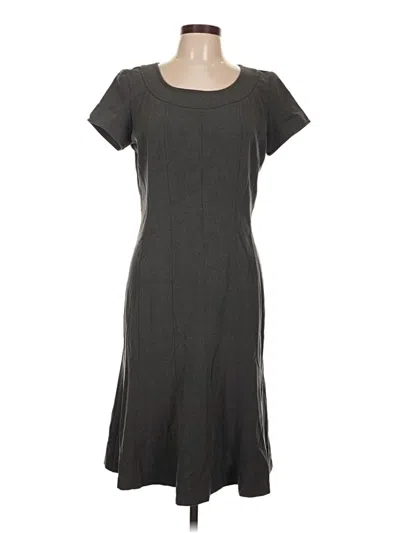 Pre-owned Sandra Darren Casual Dress In Gray