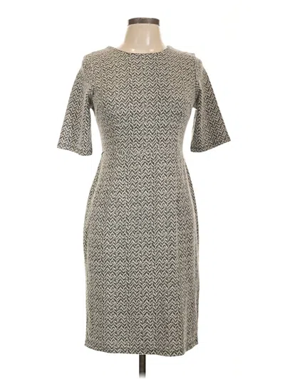 Pre-owned Sandra Darren Casual Dress In Gray