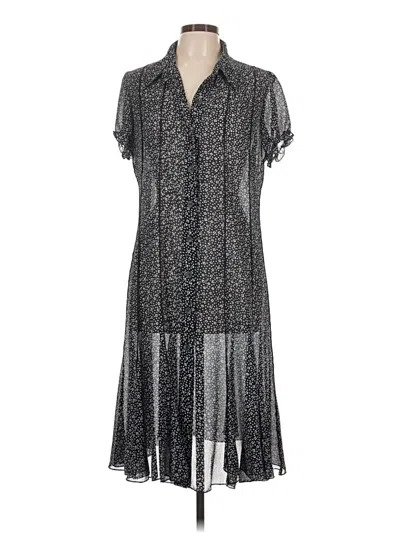 Pre-owned Sandra Darren Casual Dress In Gray
