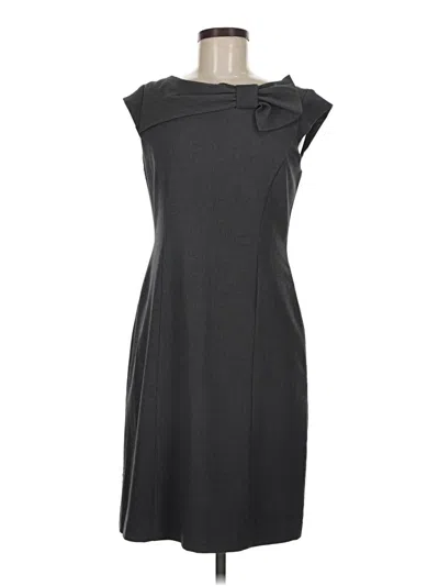 Pre-owned Sandra Darren Casual Dress In Gray