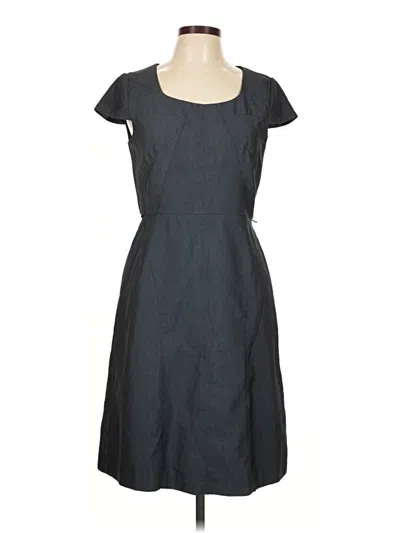 Pre-owned Sandra Darren Casual Dress In Gray