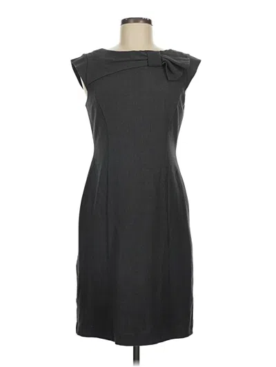 Pre-owned Sandra Darren Casual Dress In Gray