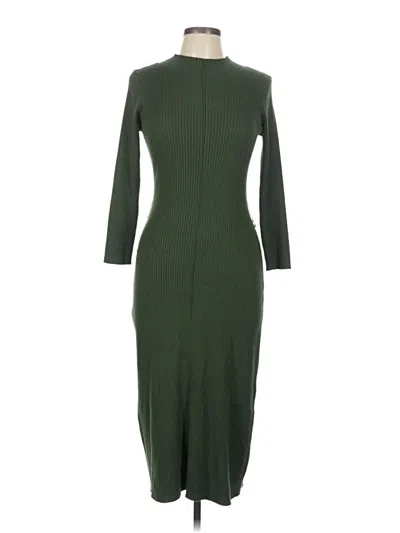 Pre-owned Sandra Darren Casual Dress In Green