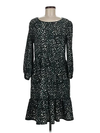 Pre-owned Sandra Darren Casual Dress In Green