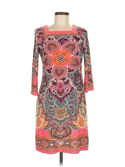 Pre-owned Sandra Darren Casual Dress In Orange