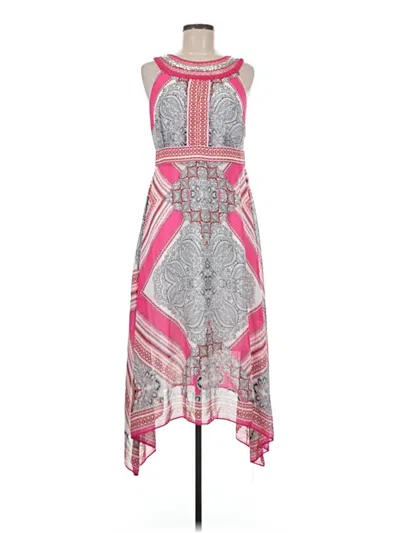 Pre-owned Sandra Darren Casual Dress In Pink