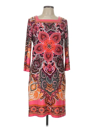 Pre-owned Sandra Darren Casual Dress In Pink