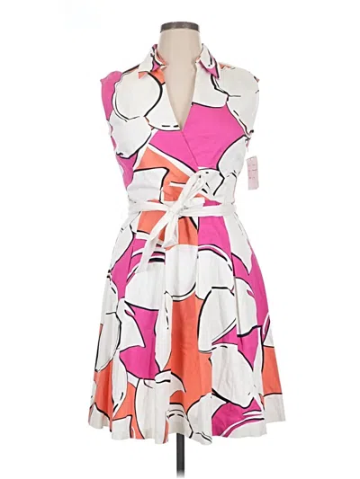 Pre-owned Sandra Darren Casual Dress In Pink