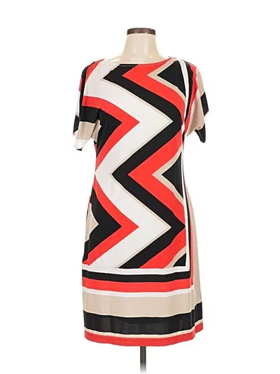 Pre-owned Sandra Darren Casual Dress In Red