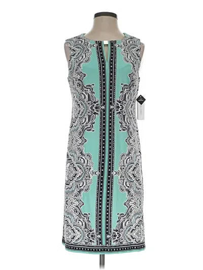 Sandra Darren Casual Dress In Teal