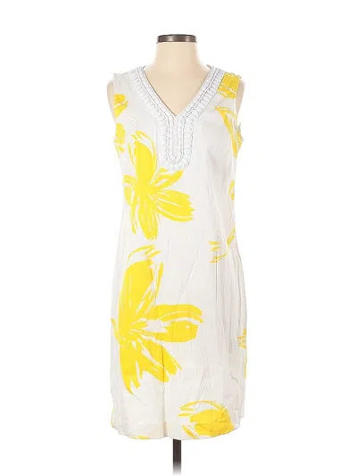 Pre-owned Sandra Darren Casual Dress In Yellow