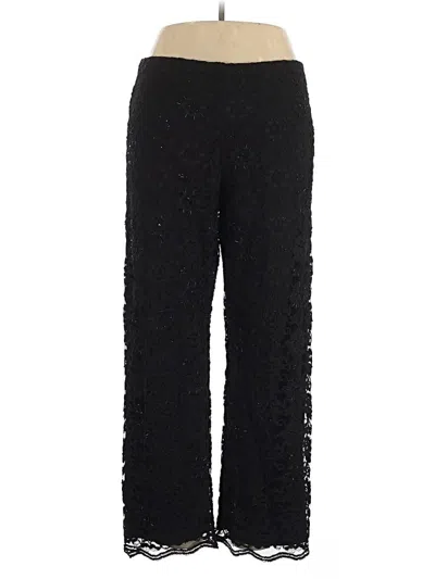 Pre-owned Sandra Darren Casual Pants In Black
