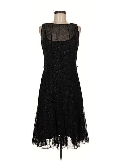 Pre-owned Sandra Darren Cocktail Dress In Black