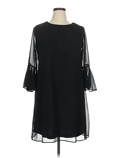 Pre-owned Sandra Darren Cocktail Dress In Black