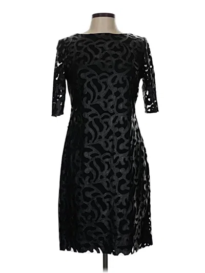 Pre-owned Sandra Darren Cocktail Dress In Black