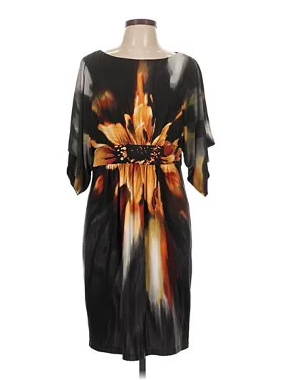 Pre-owned Sandra Darren Cocktail Dress In Black