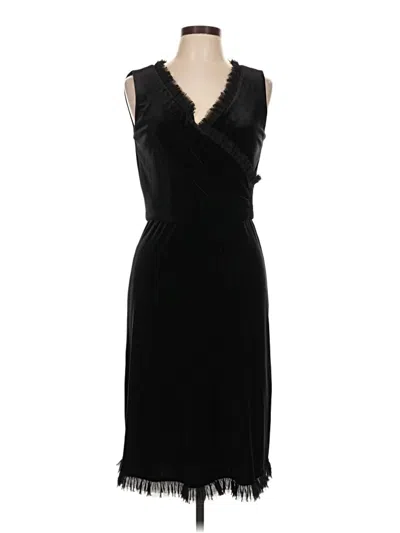 Pre-owned Sandra Darren Cocktail Dress In Black