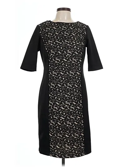 Pre-owned Sandra Darren Cocktail Dress In Black