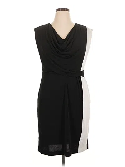 Pre-owned Sandra Darren Cocktail Dress In Black