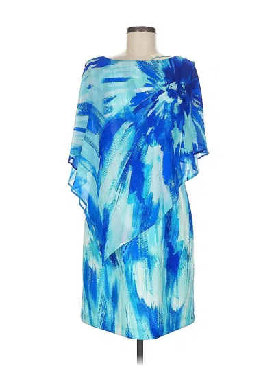 Pre-owned Sandra Darren Cocktail Dress In Blue