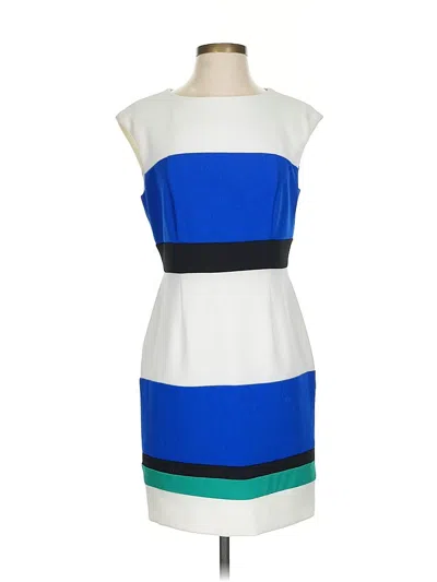 Pre-owned Sandra Darren Cocktail Dress In Blue