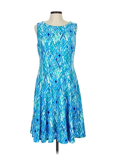 Pre-owned Sandra Darren Cocktail Dress In Blue