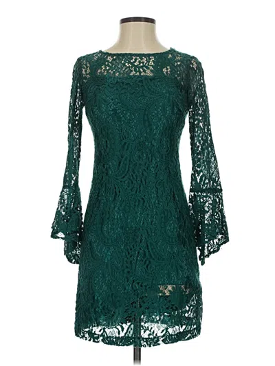 Pre-owned Sandra Darren Cocktail Dress In Blue