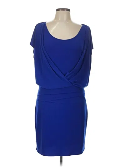 Pre-owned Sandra Darren Cocktail Dress In Blue