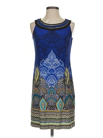 Pre-owned Sandra Darren Cocktail Dress In Blue