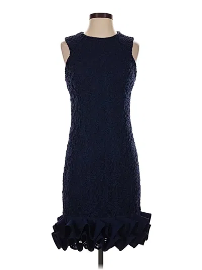 Pre-owned Sandra Darren Cocktail Dress In Blue