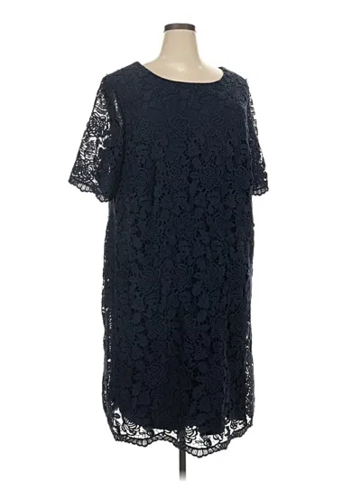Pre-owned Sandra Darren Cocktail Dress In Blue