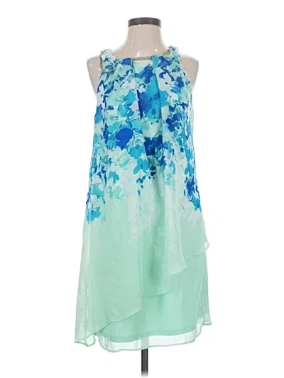 Pre-owned Sandra Darren Cocktail Dress In Blue