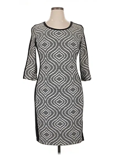 Pre-owned Sandra Darren Cocktail Dress In Gray
