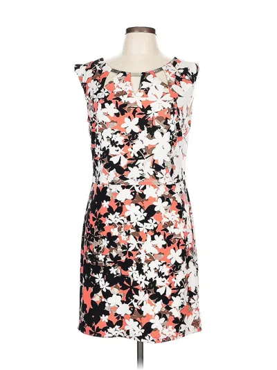 Pre-owned Sandra Darren Cocktail Dress In Orange