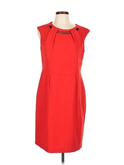 Pre-owned Sandra Darren Cocktail Dress In Red