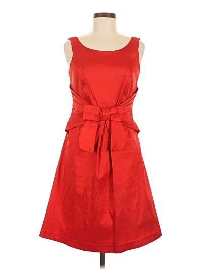 Pre-owned Sandra Darren Cocktail Dress In Red