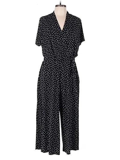Pre-owned Sandra Darren Jumpsuit In Black