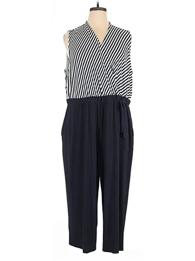 Pre-owned Sandra Darren Jumpsuit In Blue