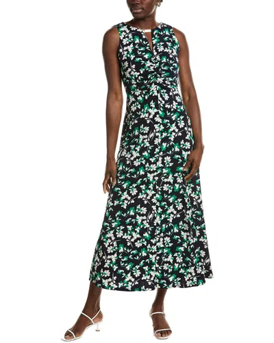Sandra Darren Ruched Midi Dress