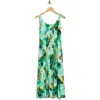 Sandra Darren Sleeveless Midi Dress In Green