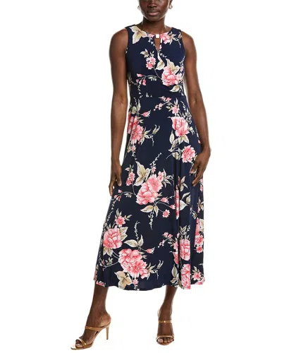 Sandra Darren Surplice Midi Dress