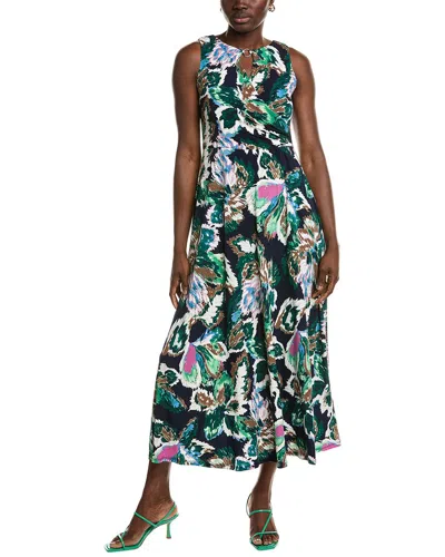 Sandra Darren Surplice Midi Dress