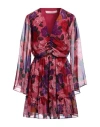 Sandra Mansour Woman Mini Dress Fuchsia Size 6 Pes - Polyethersulfone In Pink