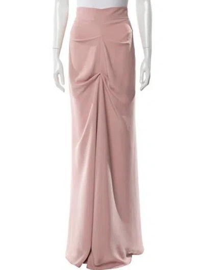 Pre-owned Sandra Weil Long Skirt In Pink